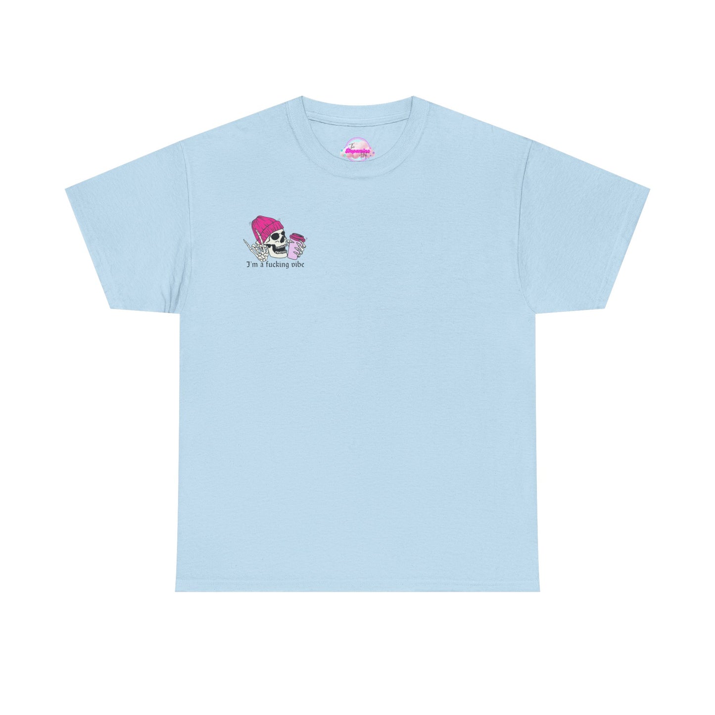 Skull Vibe Unisex Heavy Cotton Tee | Edgy Graphic Shirt for Trendsetters