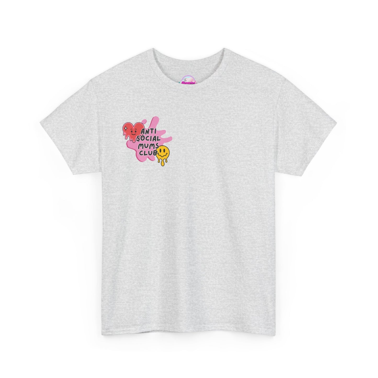 Anti social mums club graphic Tee