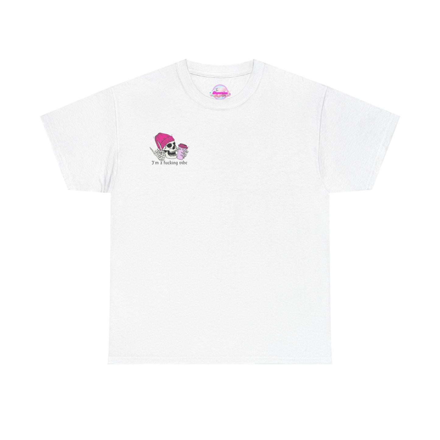 Skull Vibe Unisex Heavy Cotton Tee | Edgy Graphic Shirt for Trendsetters