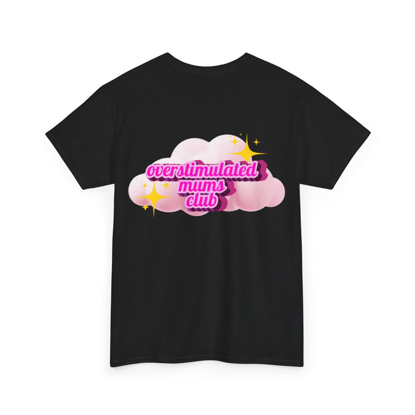 Overstimulated Mums Club Unisex Heavy Cotton Tee - Comfortable and Fun Apparel for Moms