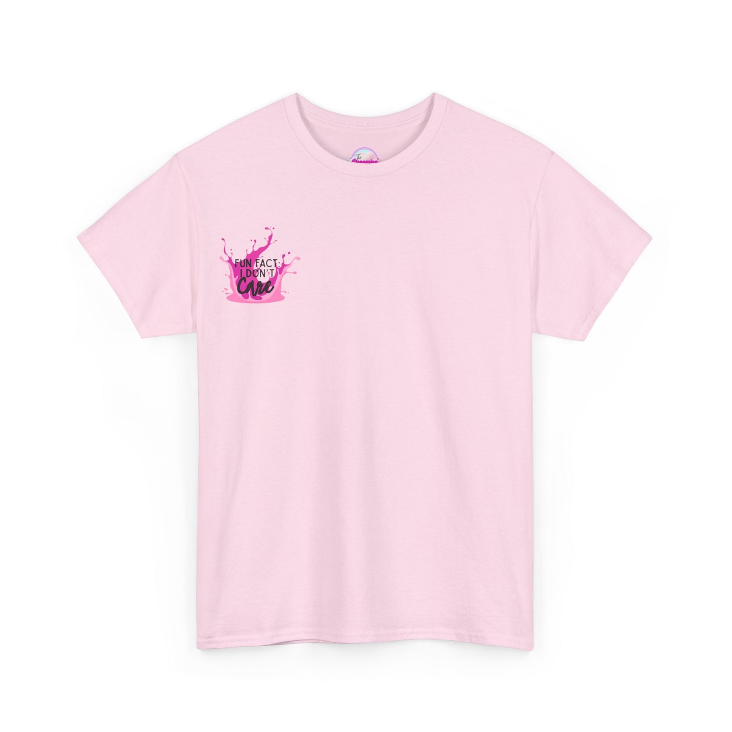 Fun Fact Tee - "I Don't Care" - Casual Cotton Shirt for Everyday Wear