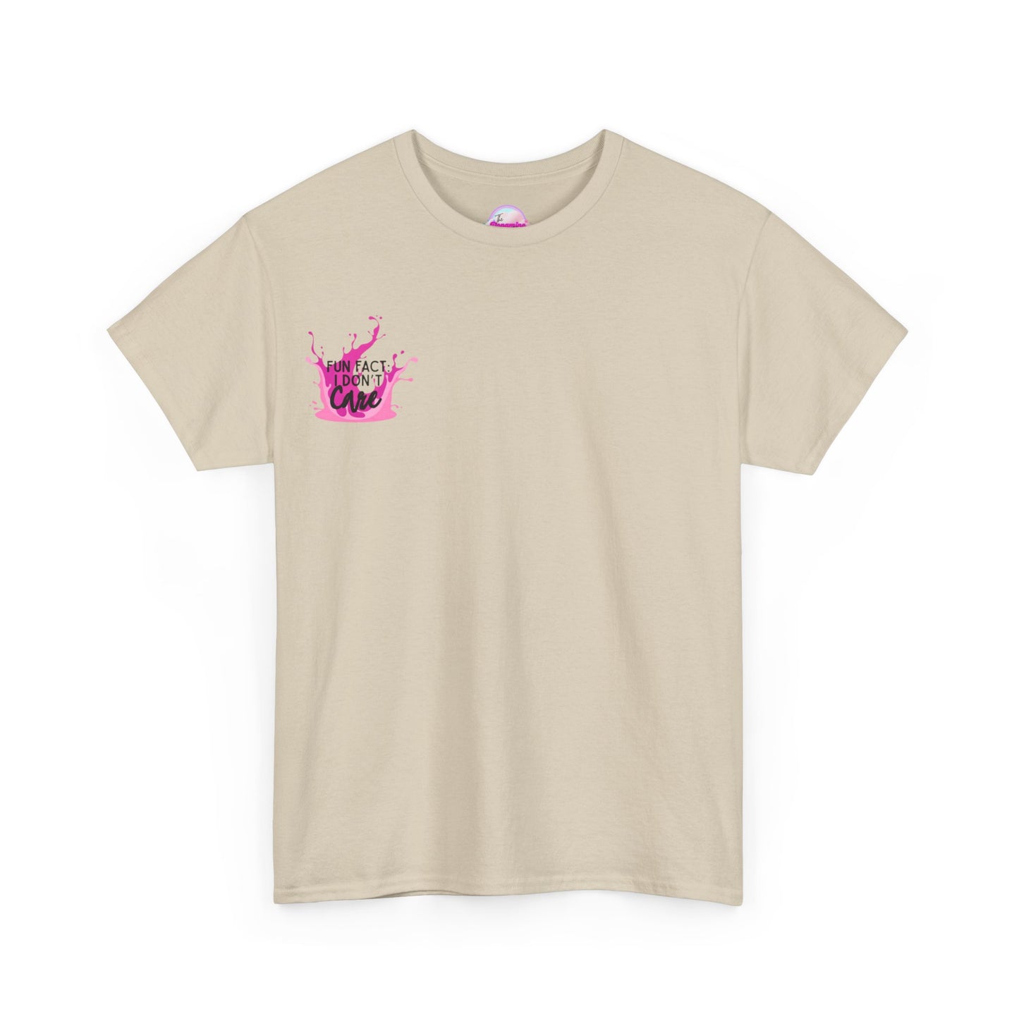 Fun Fact Tee - "I Don't Care" - Casual Cotton Shirt for Everyday Wear