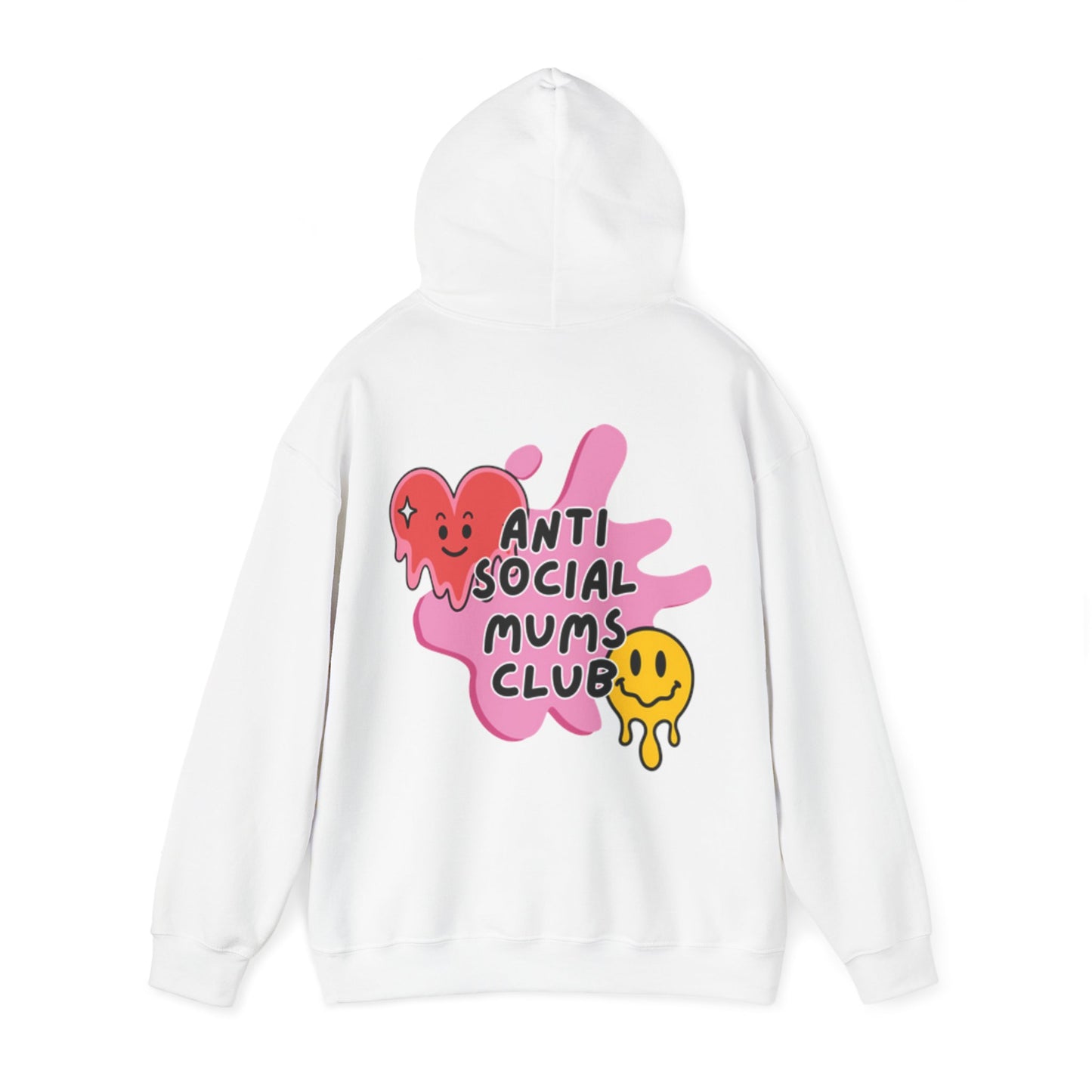 Anti Social Mums Club Hoodie - Cozy Unisex Sweatshirt with Fun Graphic Design