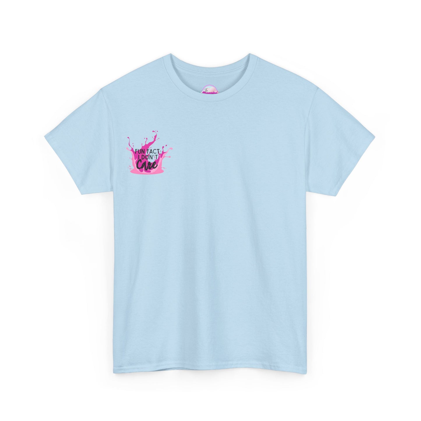 Fun Fact Tee - "I Don't Care" - Casual Cotton Shirt for Everyday Wear