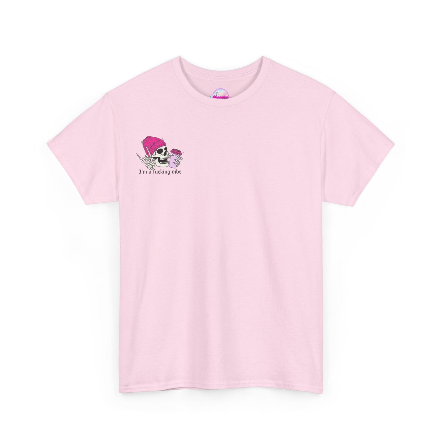 Skull Vibe Unisex Heavy Cotton Tee | Edgy Graphic Shirt for Trendsetters
