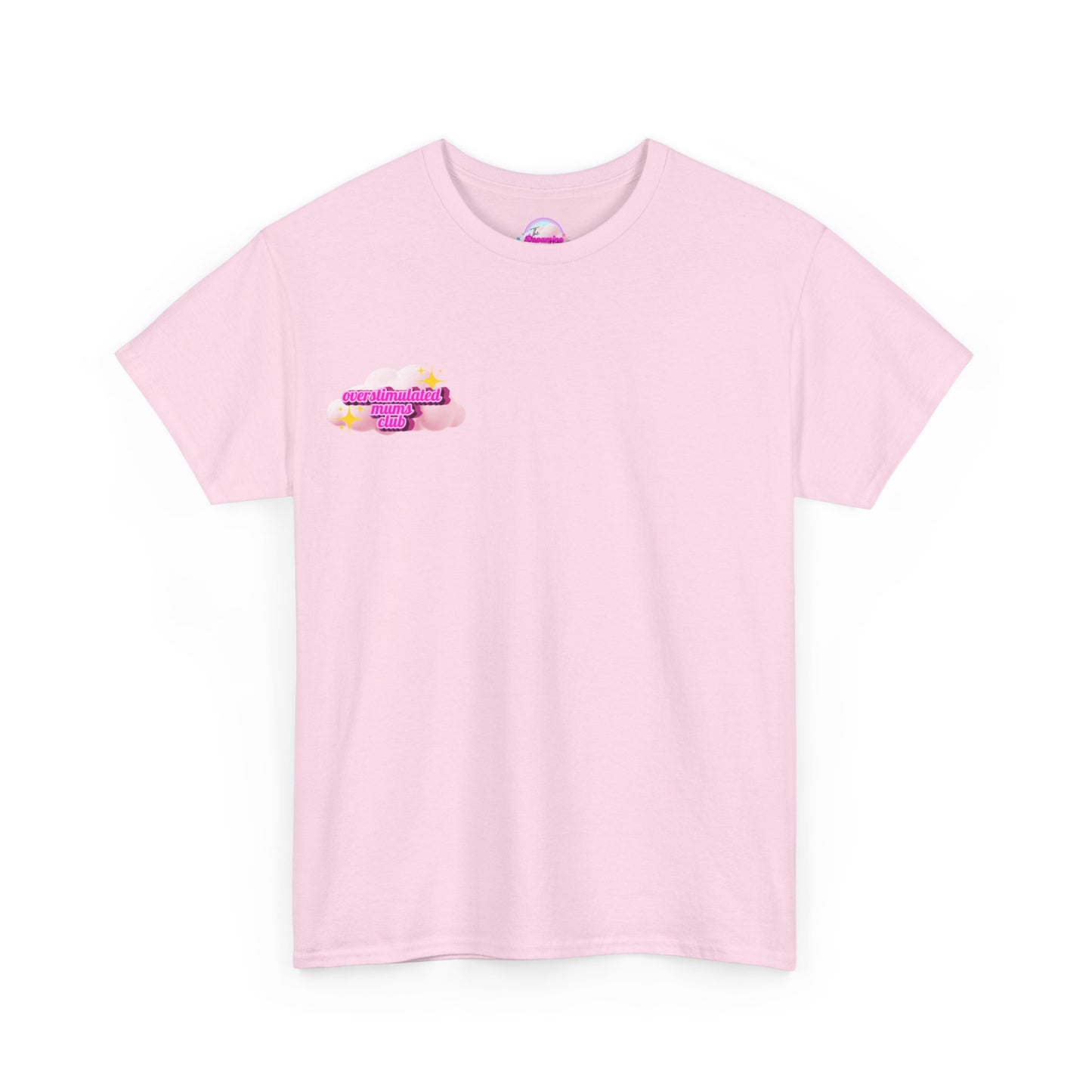 Overstimulated Mums Club Unisex Heavy Cotton Tee - Comfortable and Fun Apparel for Moms