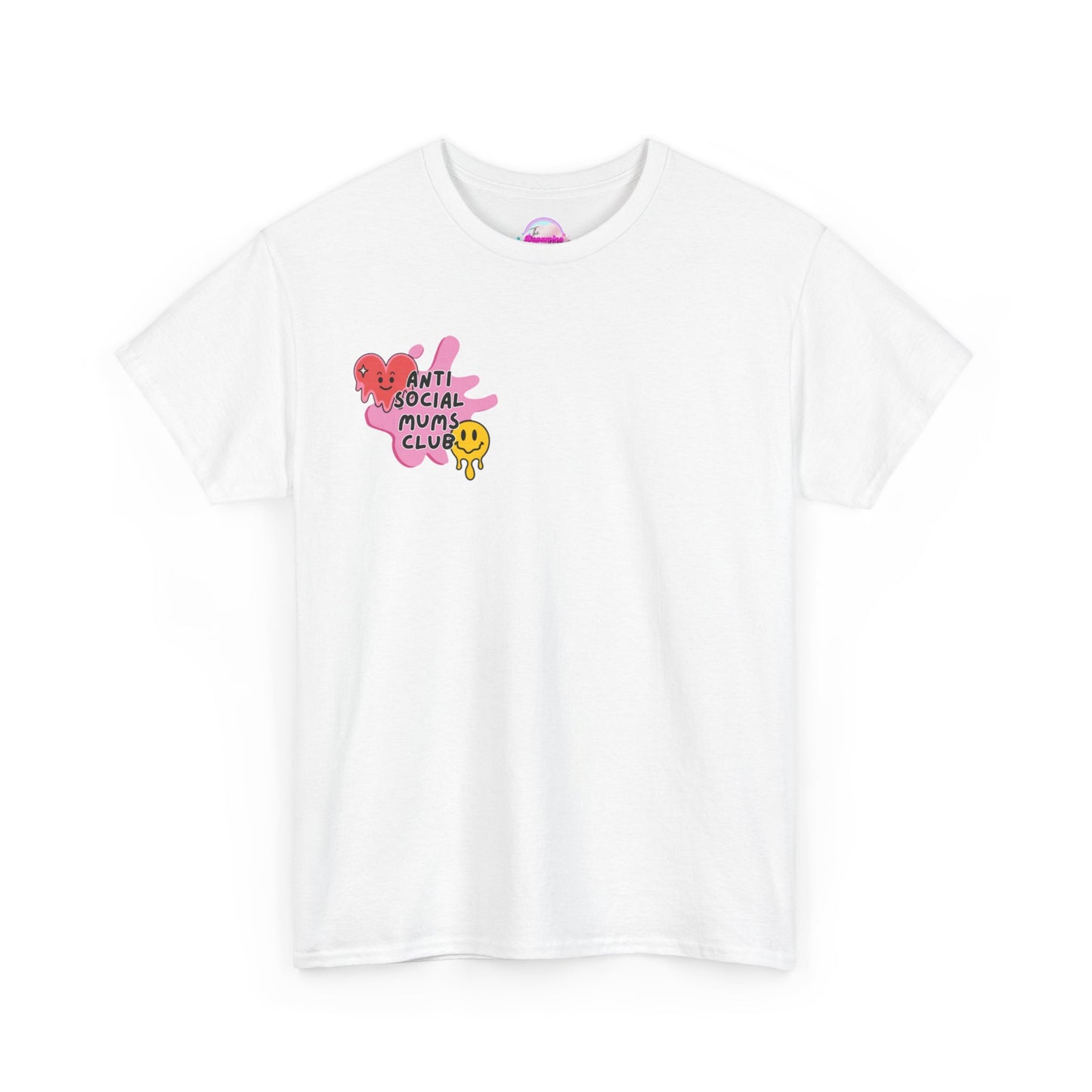 Anti social mums club graphic Tee