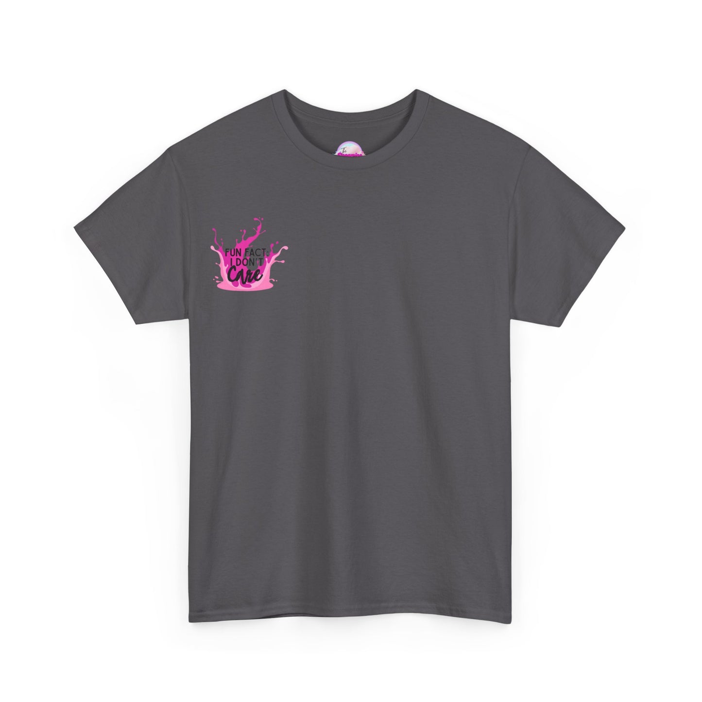 Fun Fact Tee - "I Don't Care" - Casual Cotton Shirt for Everyday Wear