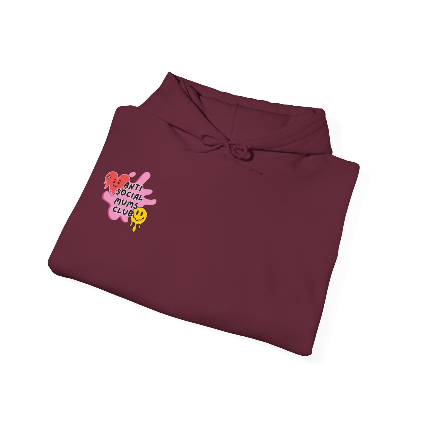 Anti Social Mums Club Hoodie - Cozy Unisex Sweatshirt with Fun Graphic Design