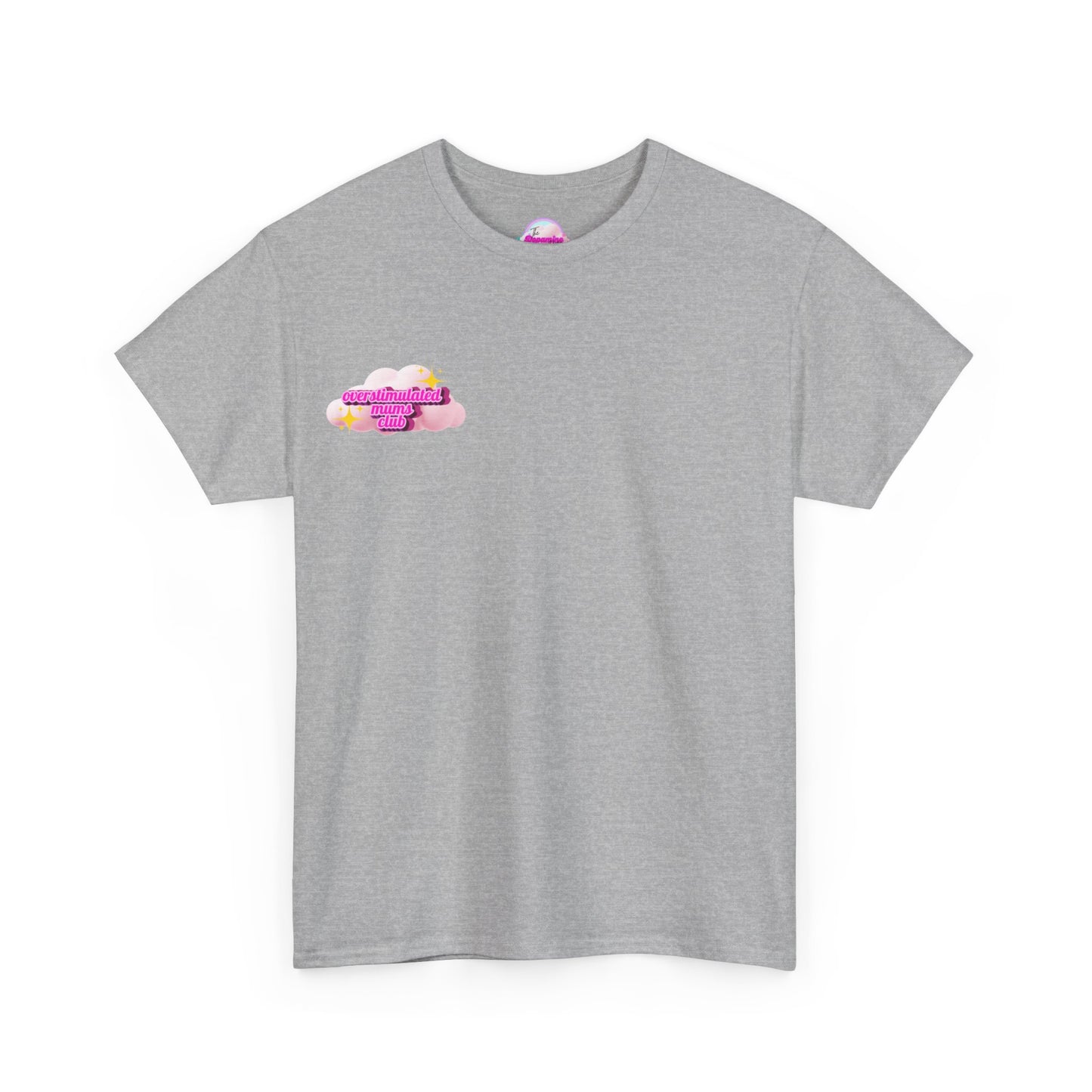 Overstimulated Mums Club Unisex Heavy Cotton Tee - Comfortable and Fun Apparel for Moms