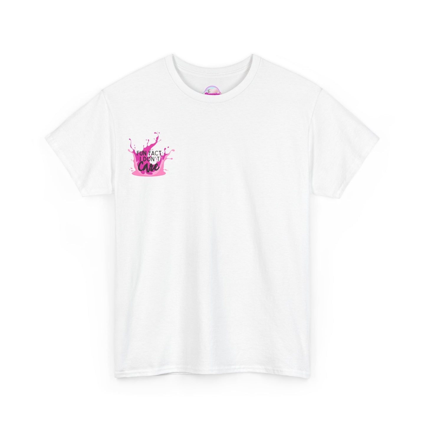 Fun Fact Tee - "I Don't Care" - Casual Cotton Shirt for Everyday Wear