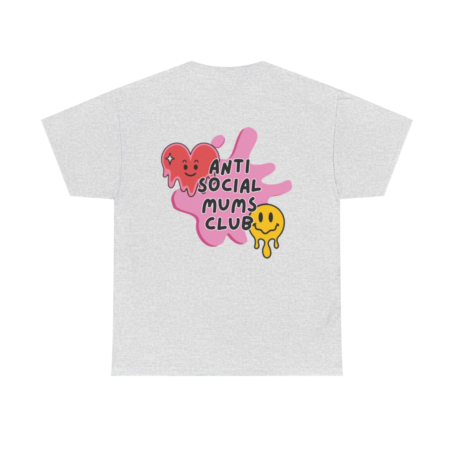 Anti social mums club graphic Tee