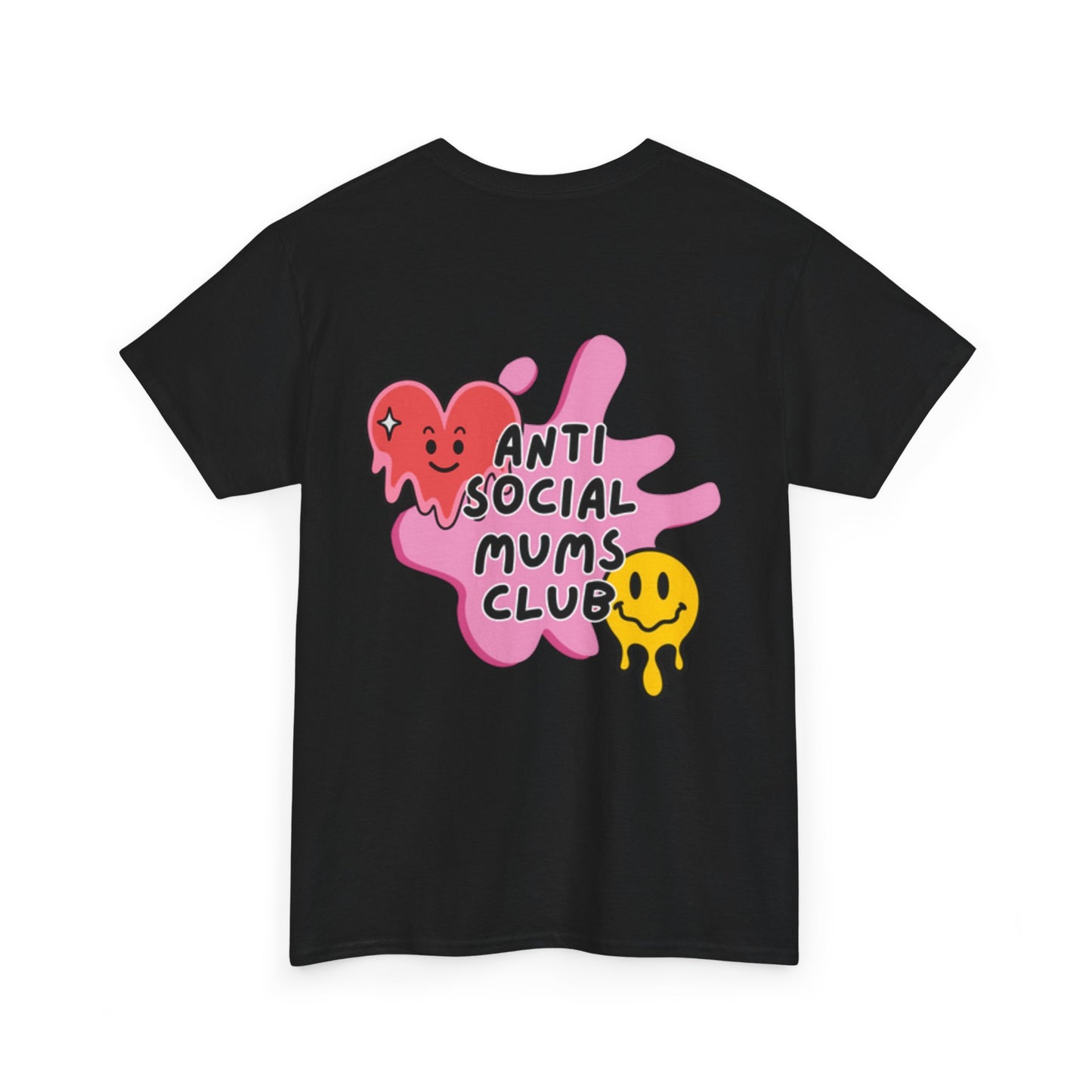Anti social mums club graphic Tee