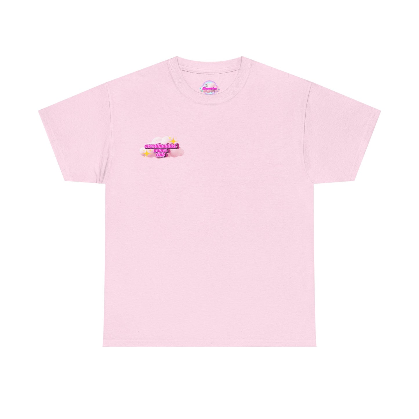 Overstimulated Mums Club Unisex Heavy Cotton Tee - Comfortable and Fun Apparel for Moms