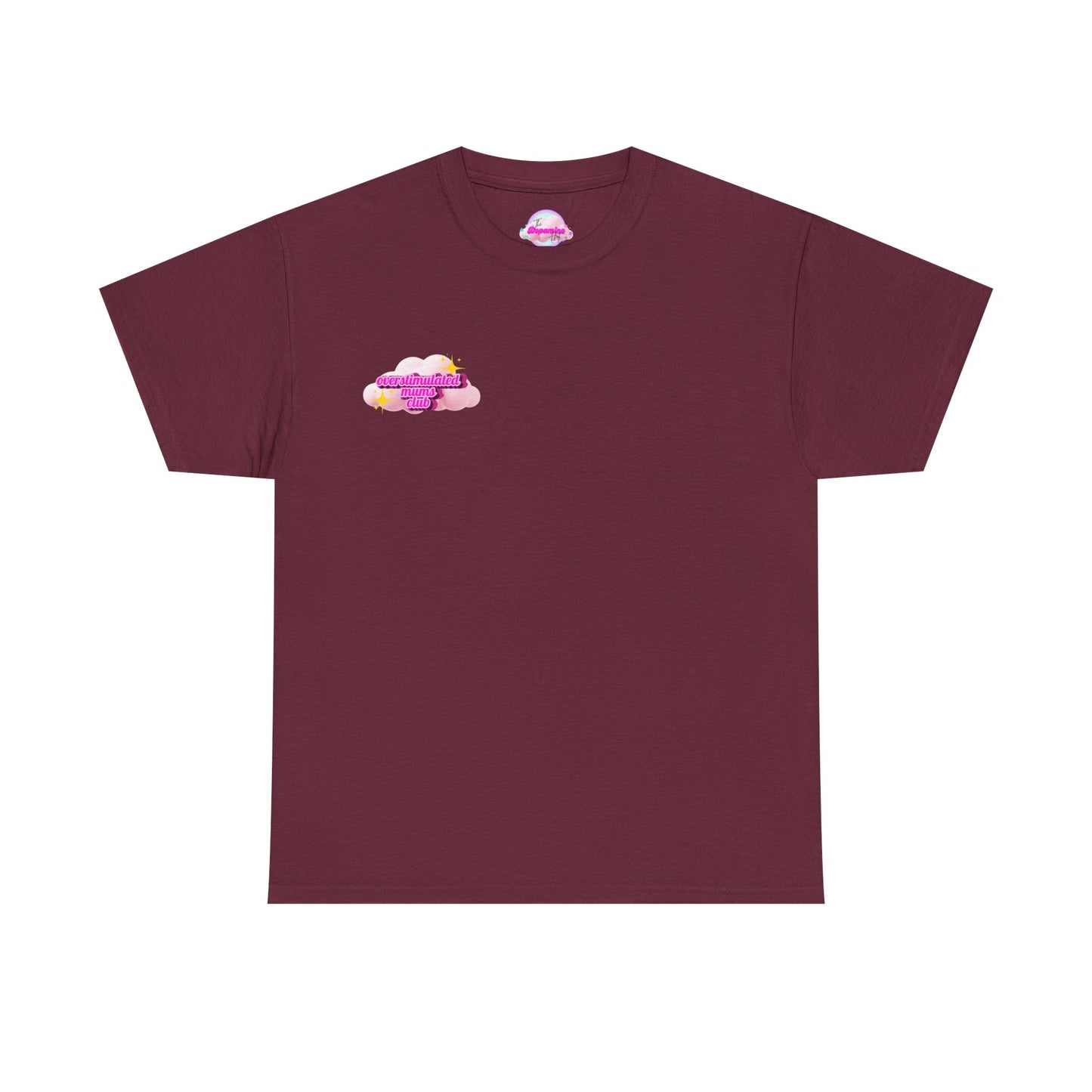 Overstimulated Mums Club Unisex Heavy Cotton Tee - Comfortable and Fun Apparel for Moms