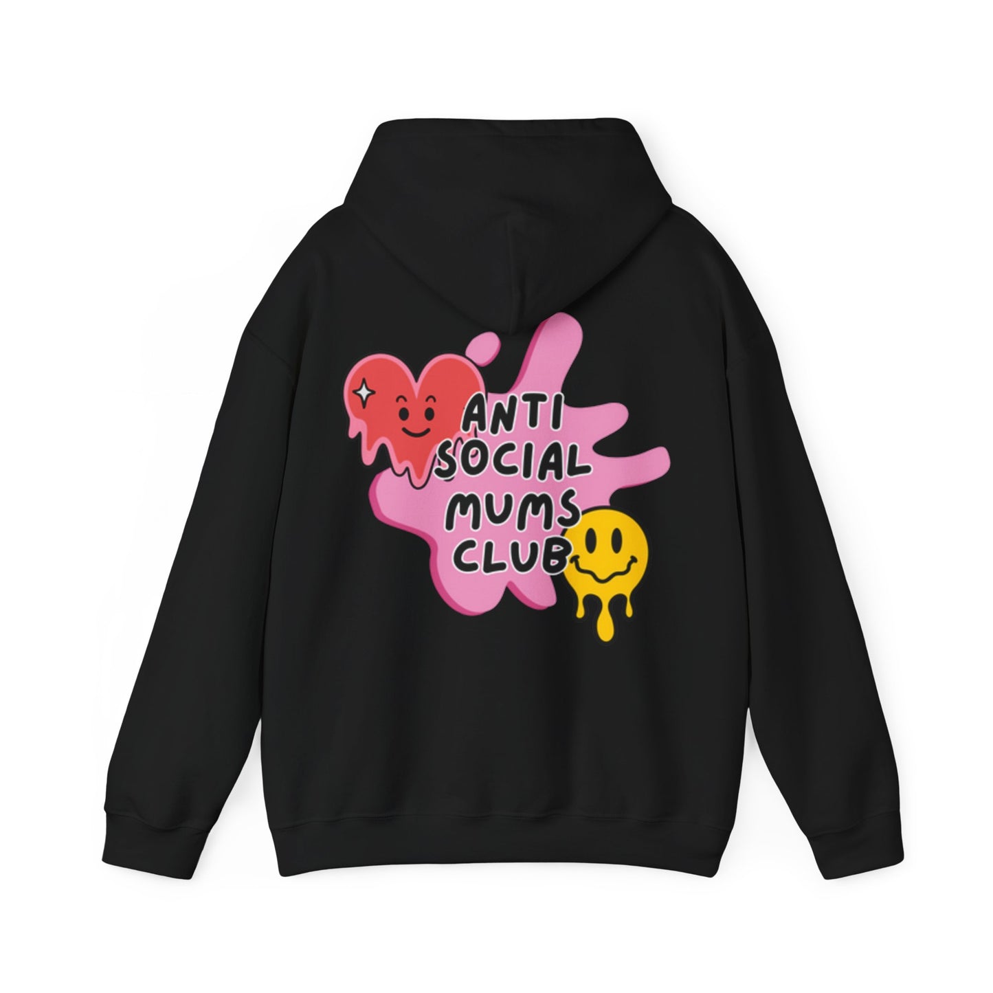 Anti Social Mums Club Hoodie - Cozy Unisex Sweatshirt with Fun Graphic Design