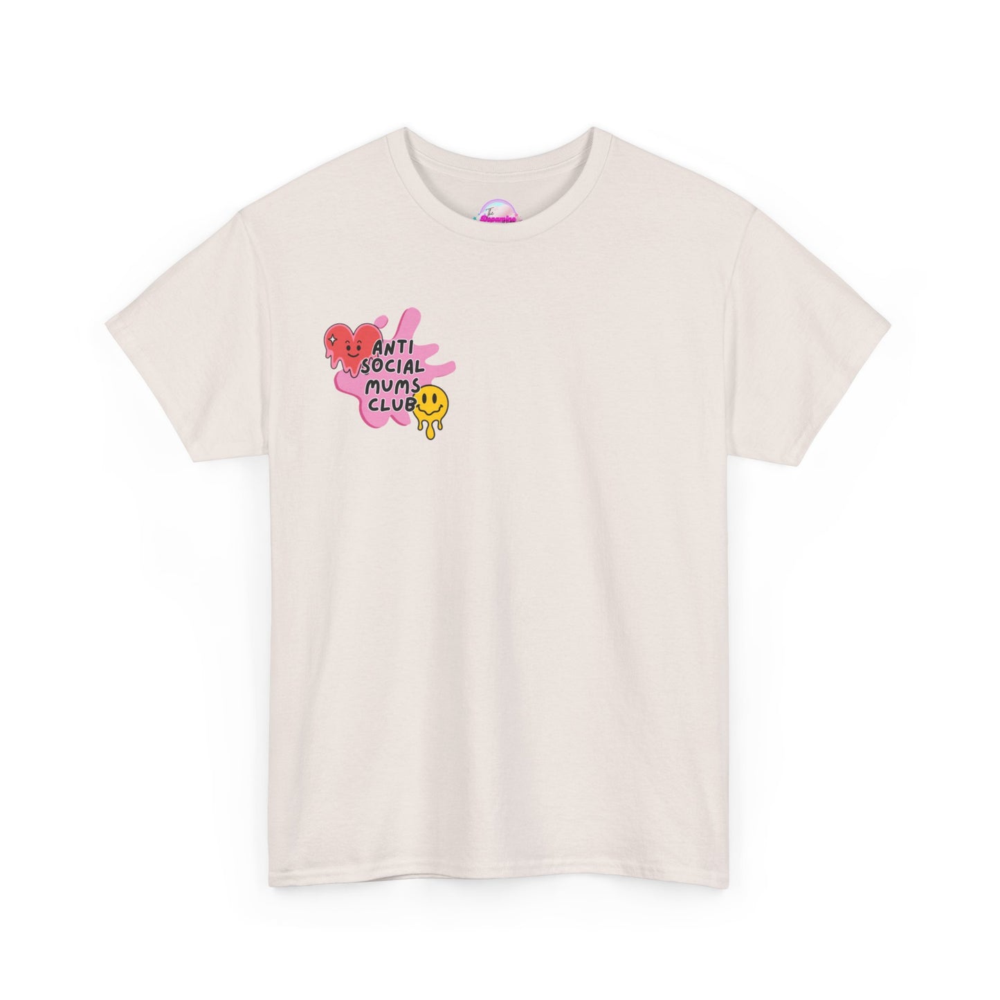 Anti social mums club graphic Tee