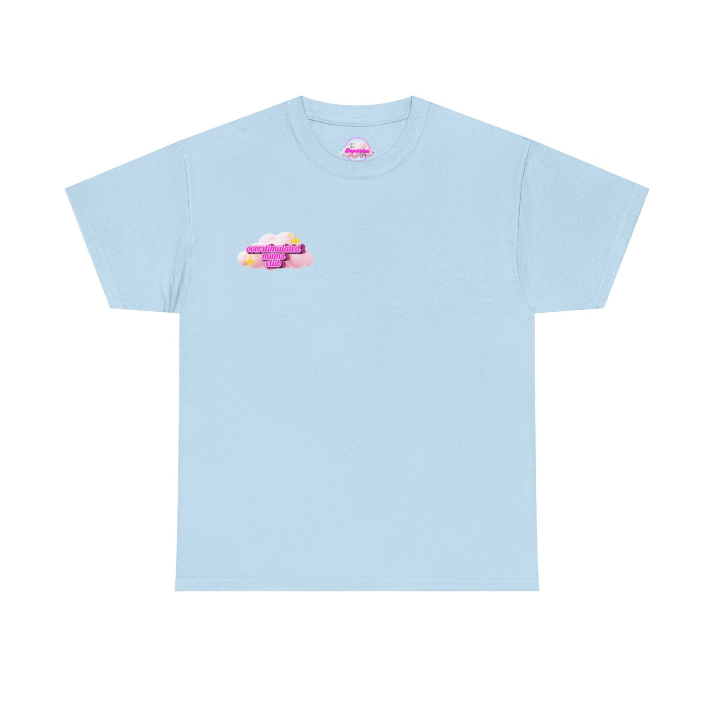 Overstimulated Mums Club Unisex Heavy Cotton Tee - Comfortable and Fun Apparel for Moms