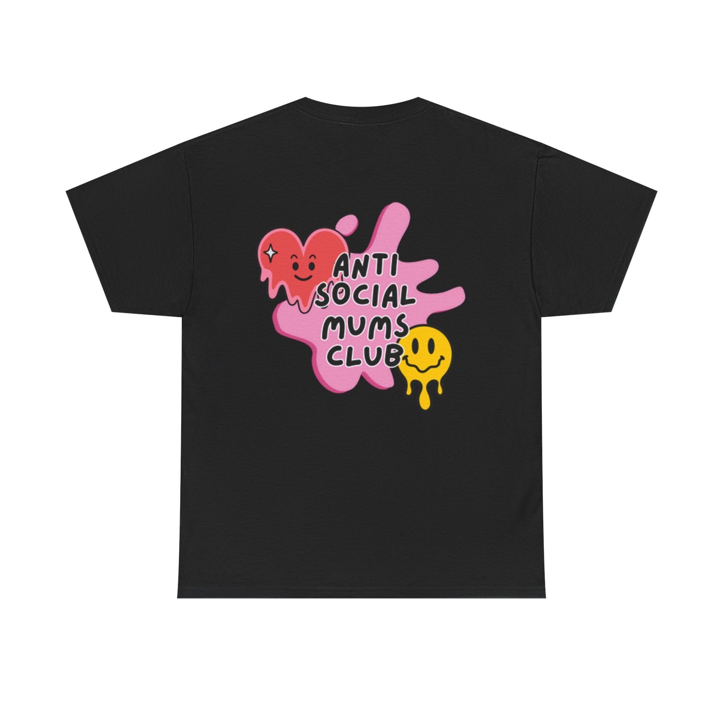 Anti social mums club graphic Tee
