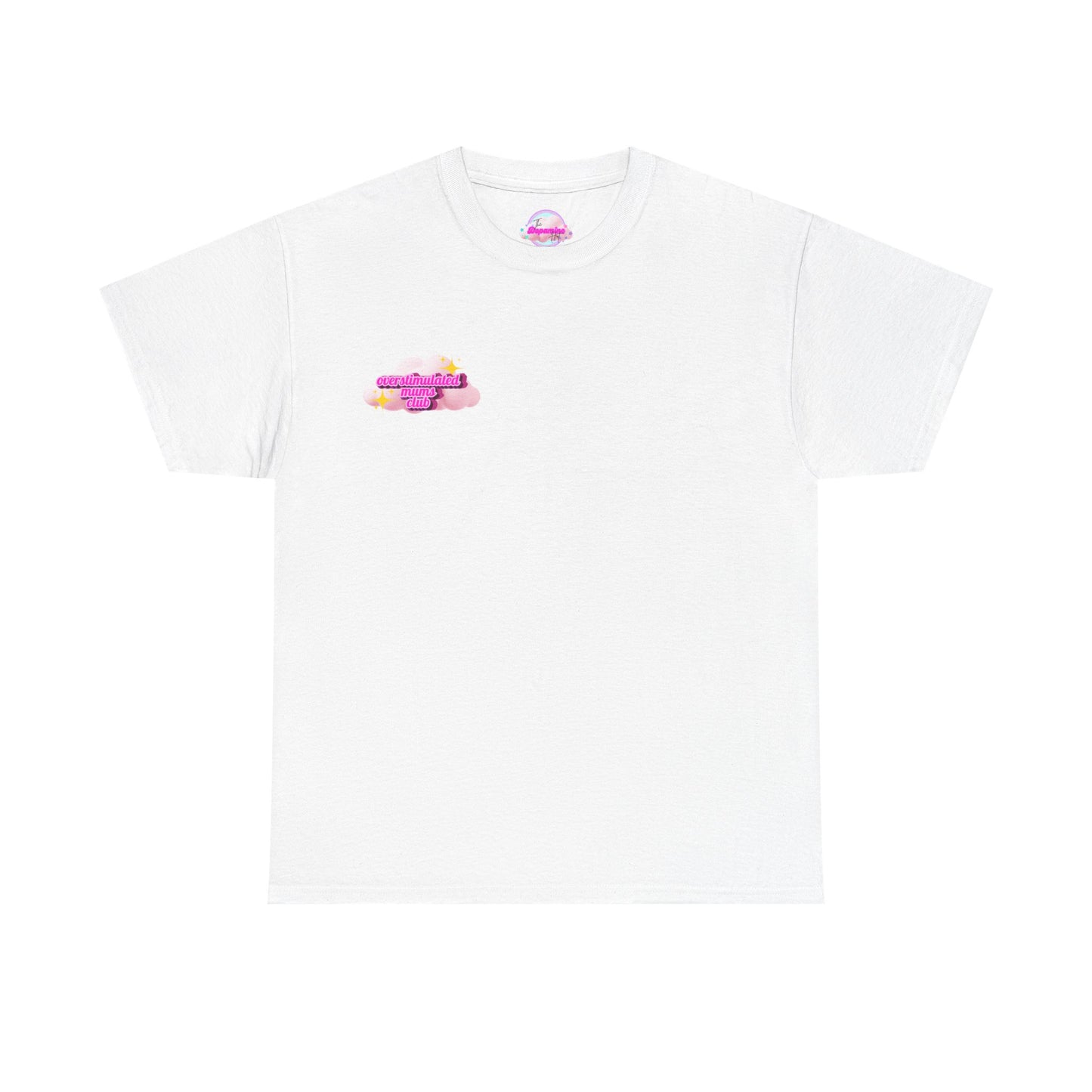 Overstimulated Mums Club Unisex Heavy Cotton Tee - Comfortable and Fun Apparel for Moms
