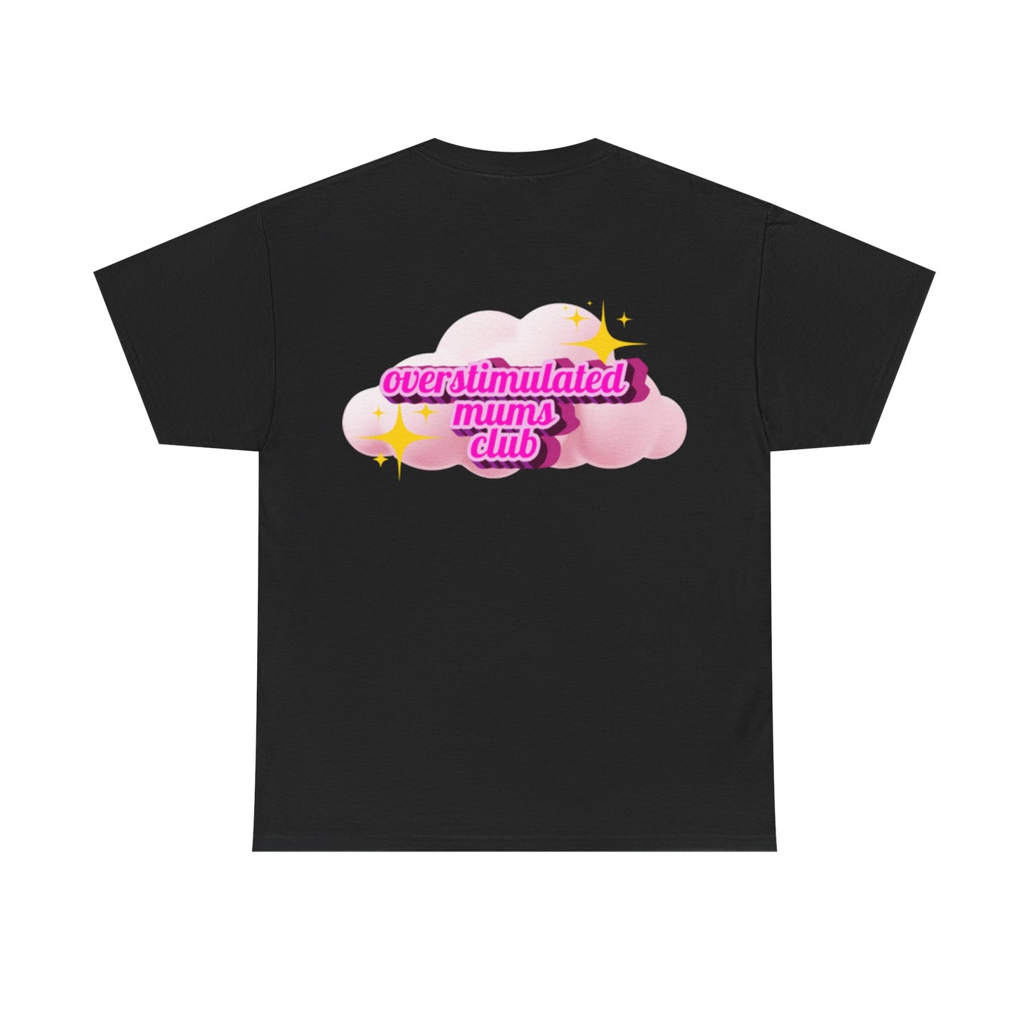 Overstimulated Mums Club Unisex Heavy Cotton Tee - Comfortable and Fun Apparel for Moms