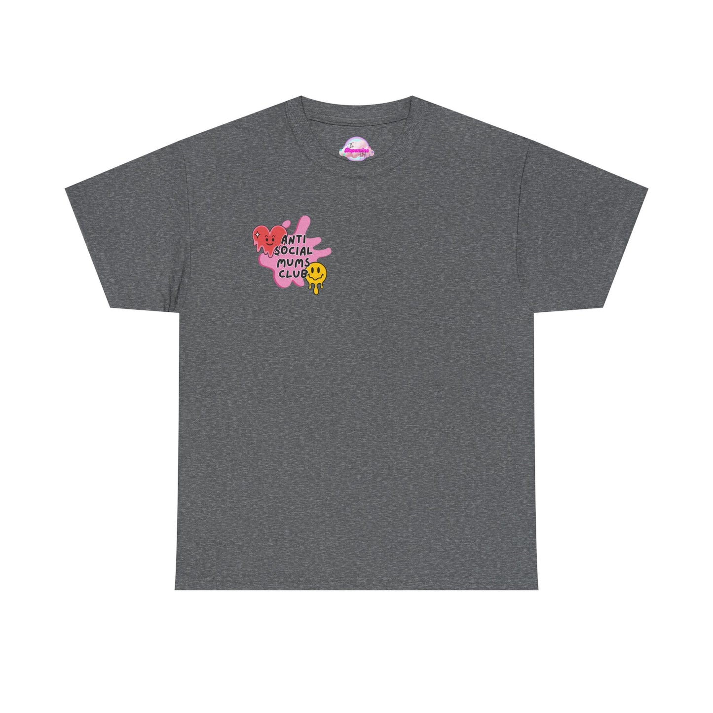 Anti social mums club graphic Tee