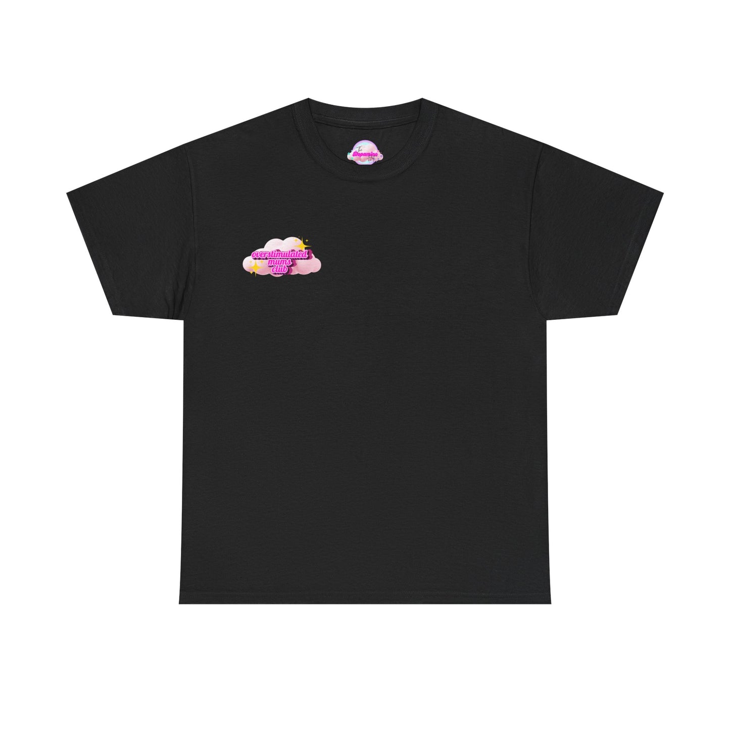 Overstimulated Mums Club Unisex Heavy Cotton Tee - Comfortable and Fun Apparel for Moms