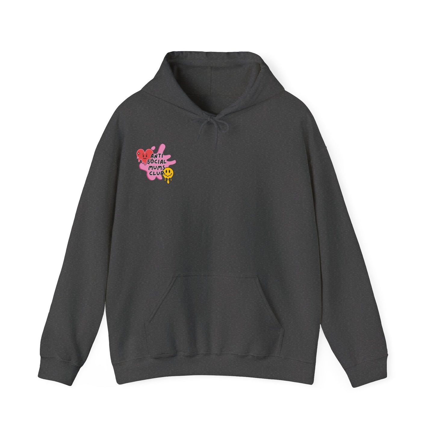 Anti Social Mums Club Hoodie - Cozy Unisex Sweatshirt with Fun Graphic Design