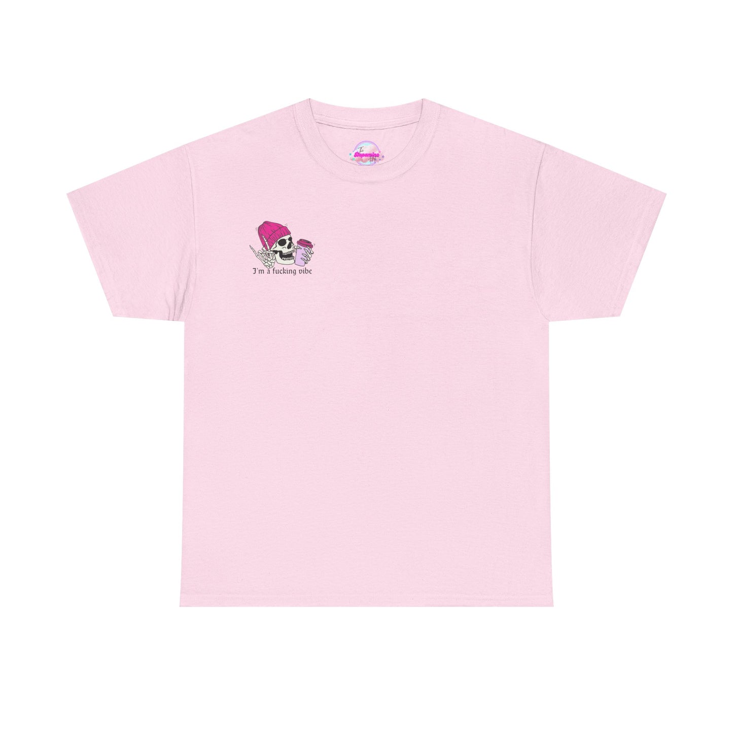 Skull Vibe Unisex Heavy Cotton Tee | Edgy Graphic Shirt for Trendsetters