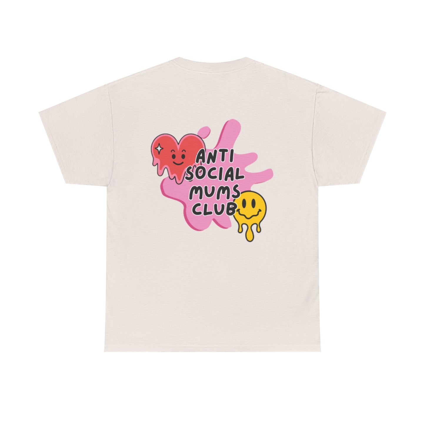 Anti social mums club graphic Tee