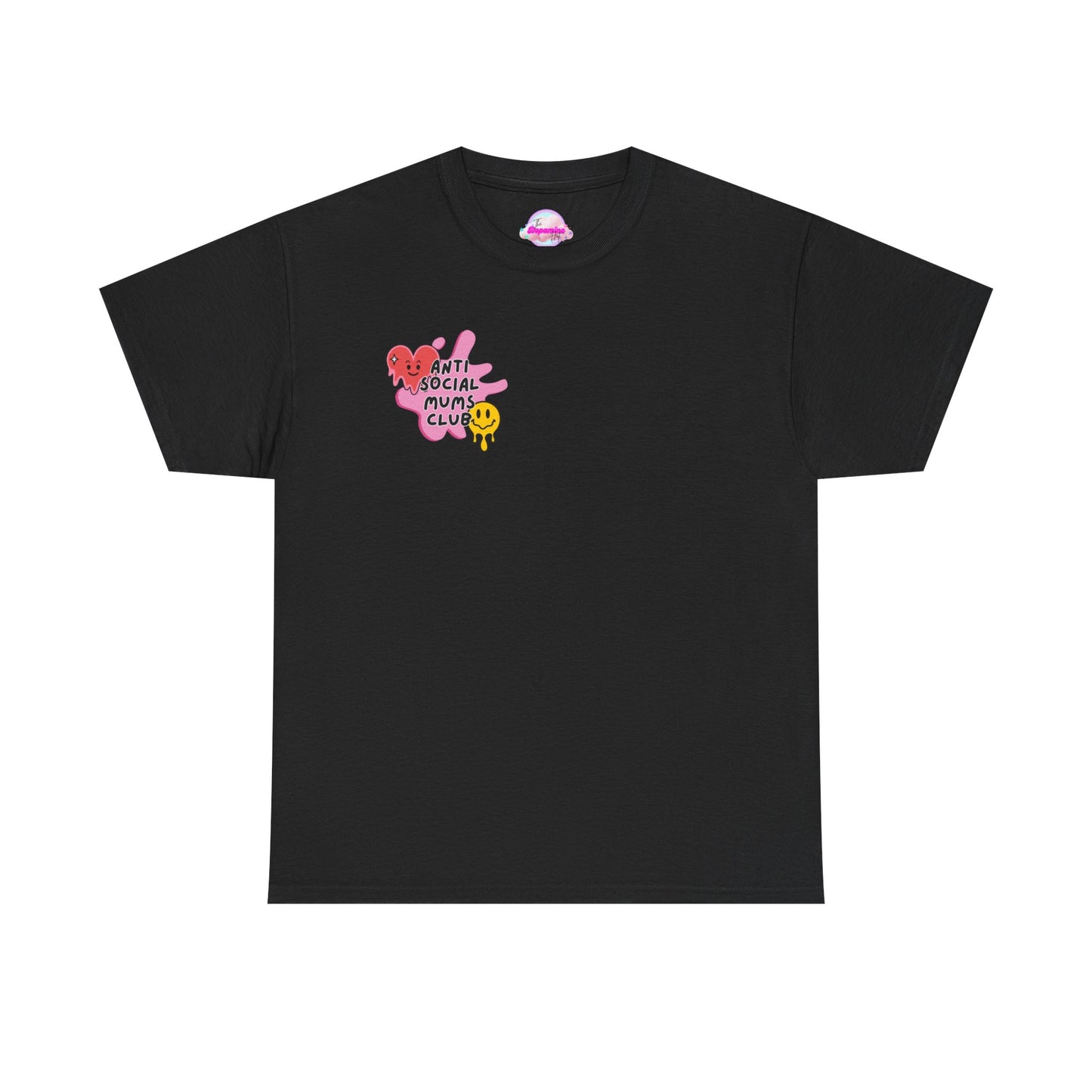 Anti social mums club graphic Tee