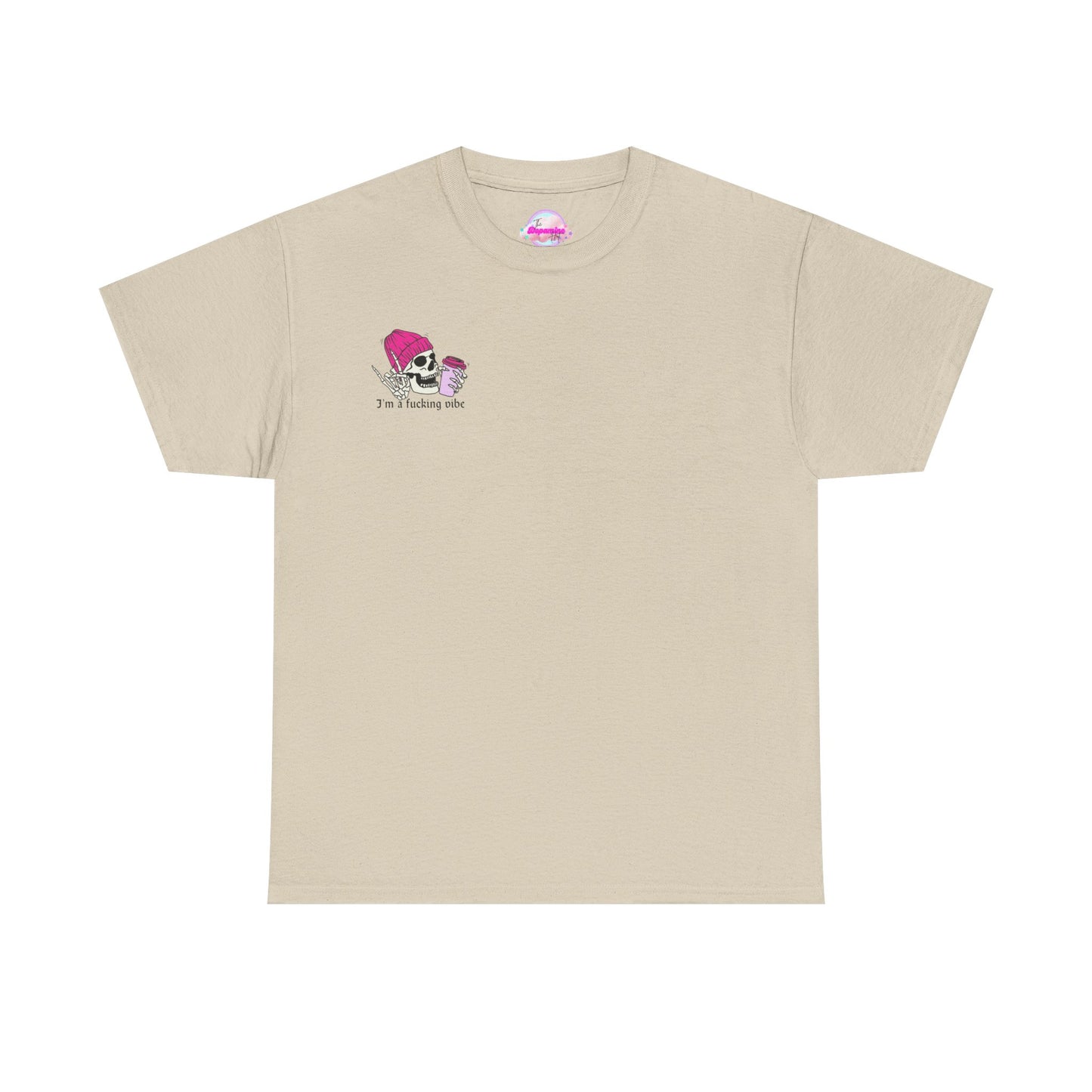 Skull Vibe Unisex Heavy Cotton Tee | Edgy Graphic Shirt for Trendsetters
