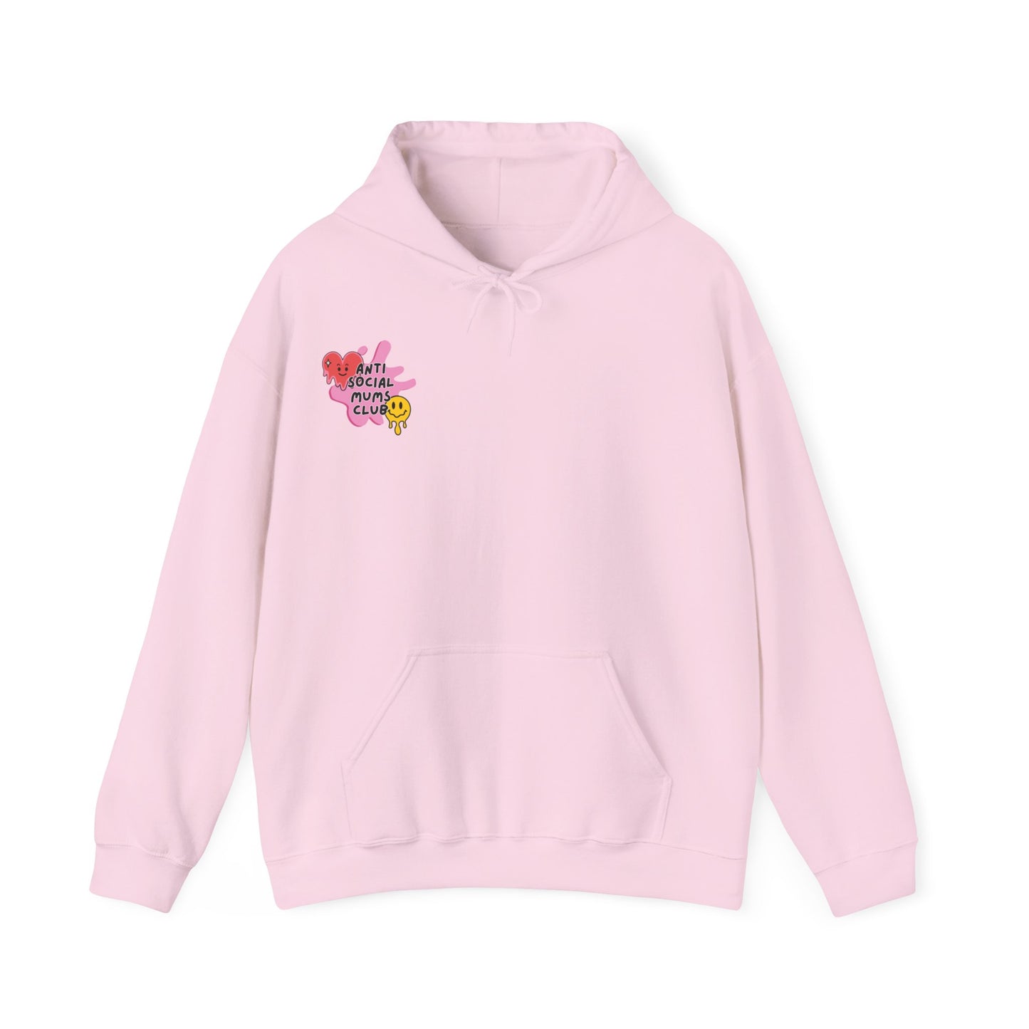 Anti Social Mums Club Hoodie - Cozy Unisex Sweatshirt with Fun Graphic Design