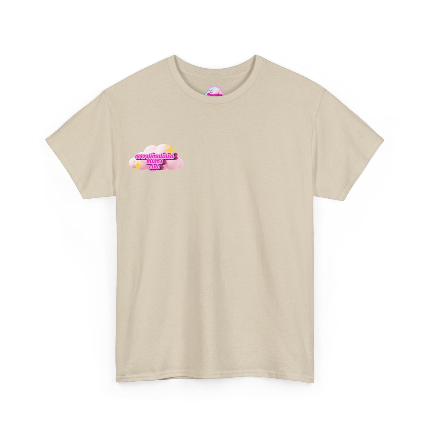 Overstimulated Mums Club Unisex Heavy Cotton Tee - Comfortable and Fun Apparel for Moms