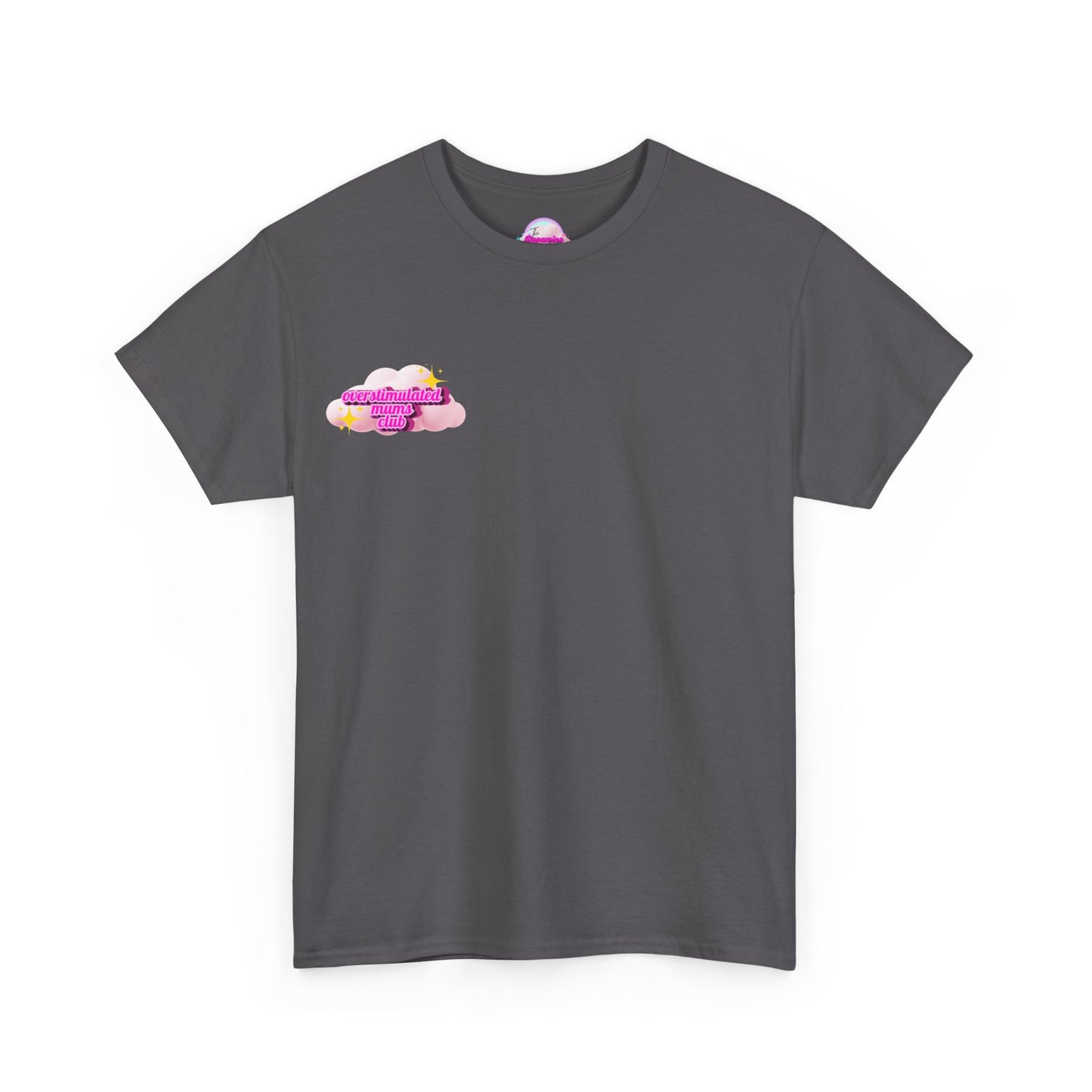 Overstimulated Mums Club Unisex Heavy Cotton Tee - Comfortable and Fun Apparel for Moms