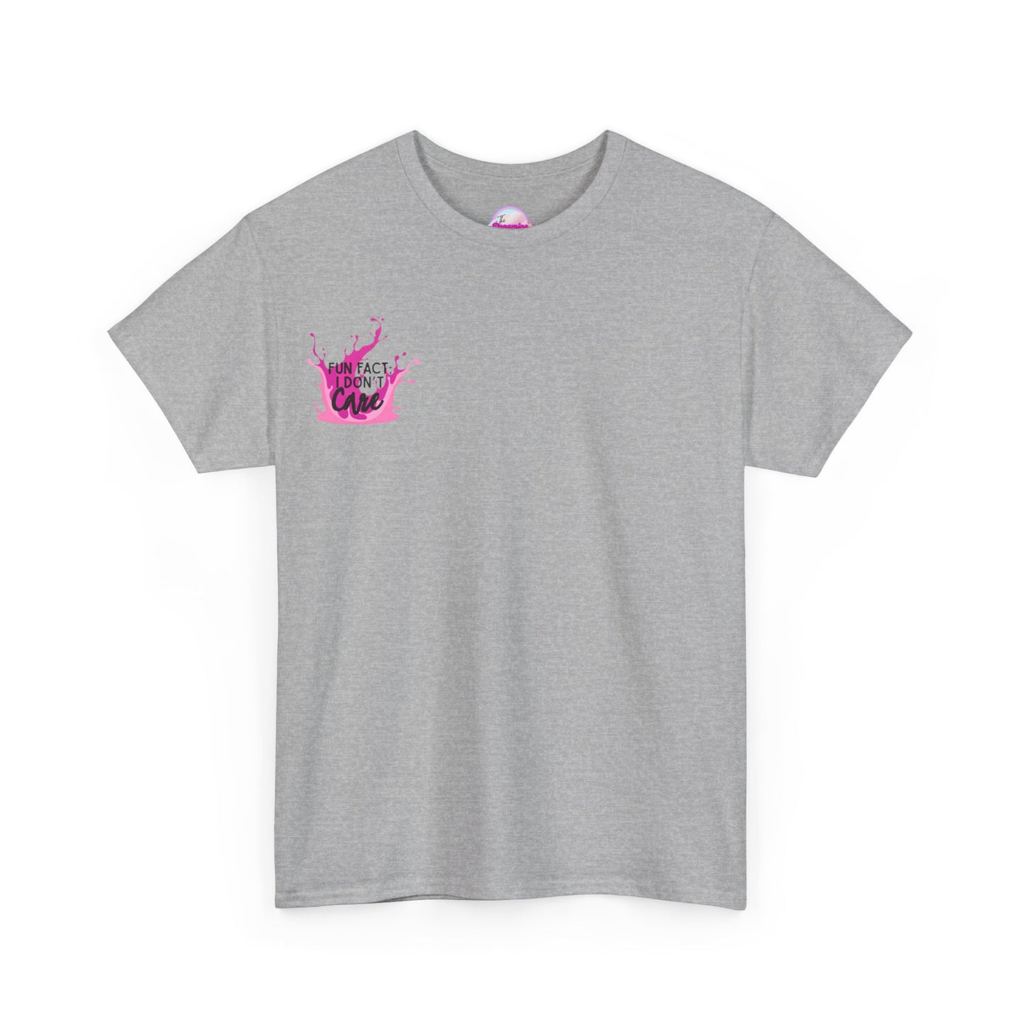 Fun Fact Tee - "I Don't Care" - Casual Cotton Shirt for Everyday Wear