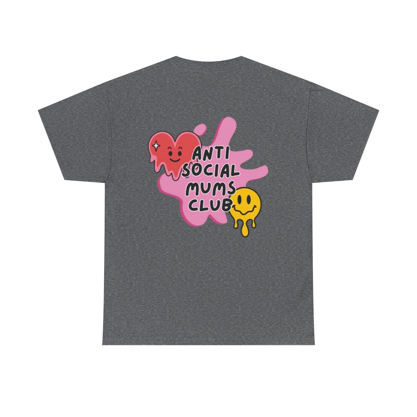 Anti social mums club graphic Tee