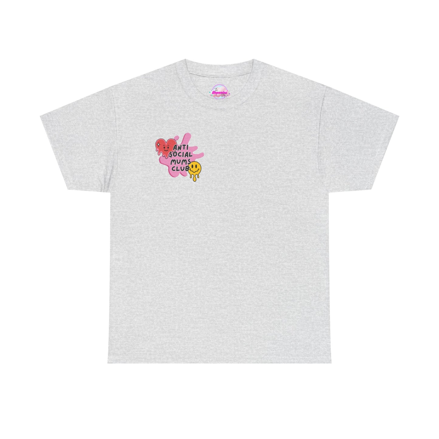 Anti social mums club graphic Tee
