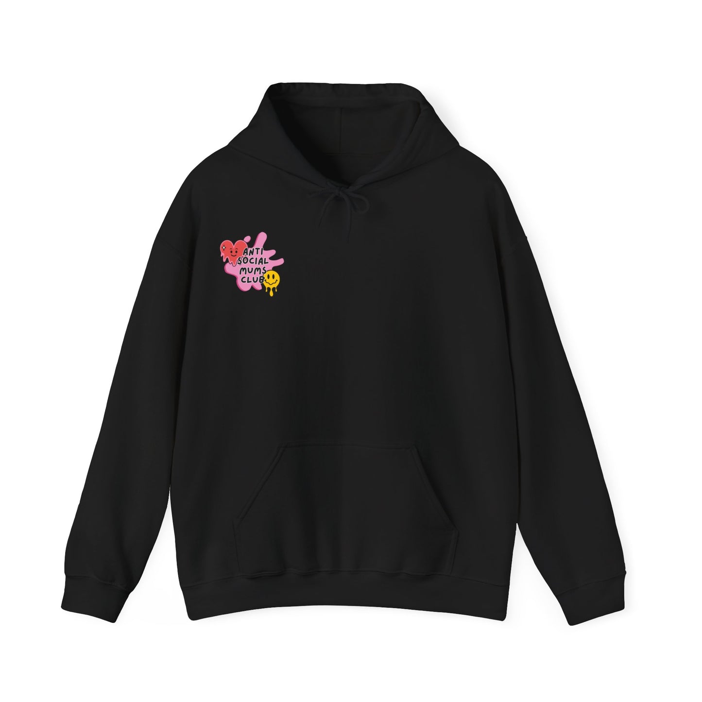 Anti Social Mums Club Hoodie - Cozy Unisex Sweatshirt with Fun Graphic Design