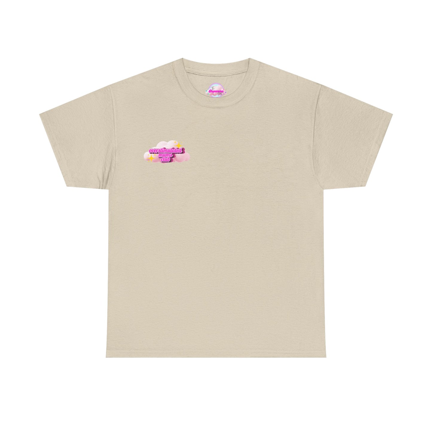 Overstimulated Mums Club Unisex Heavy Cotton Tee - Comfortable and Fun Apparel for Moms