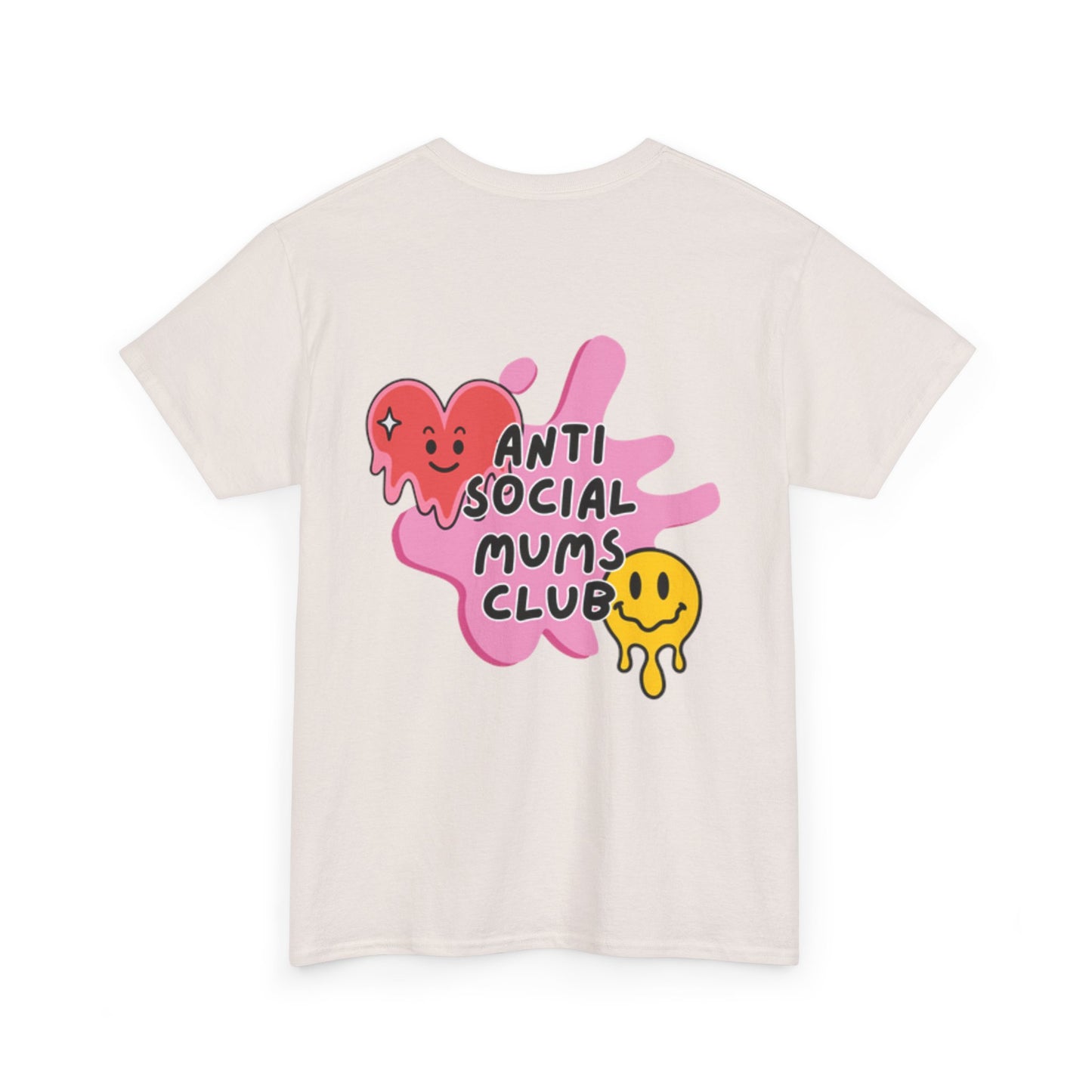 Anti social mums club graphic Tee