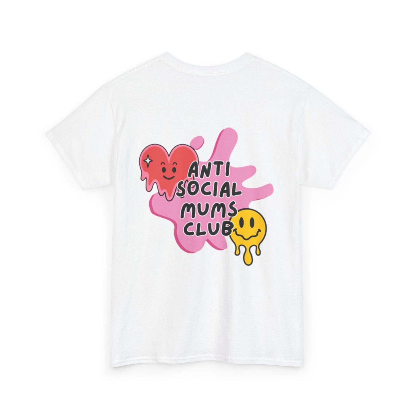 Anti social mums club graphic Tee