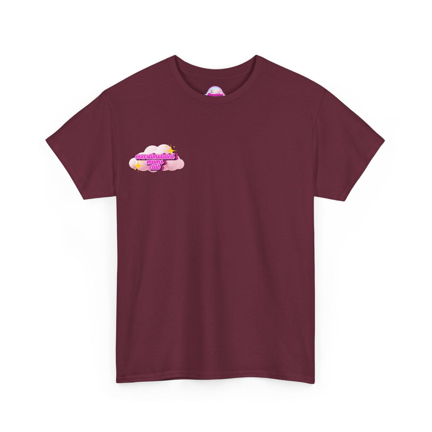 Overstimulated Mums Club Unisex Heavy Cotton Tee - Comfortable and Fun Apparel for Moms