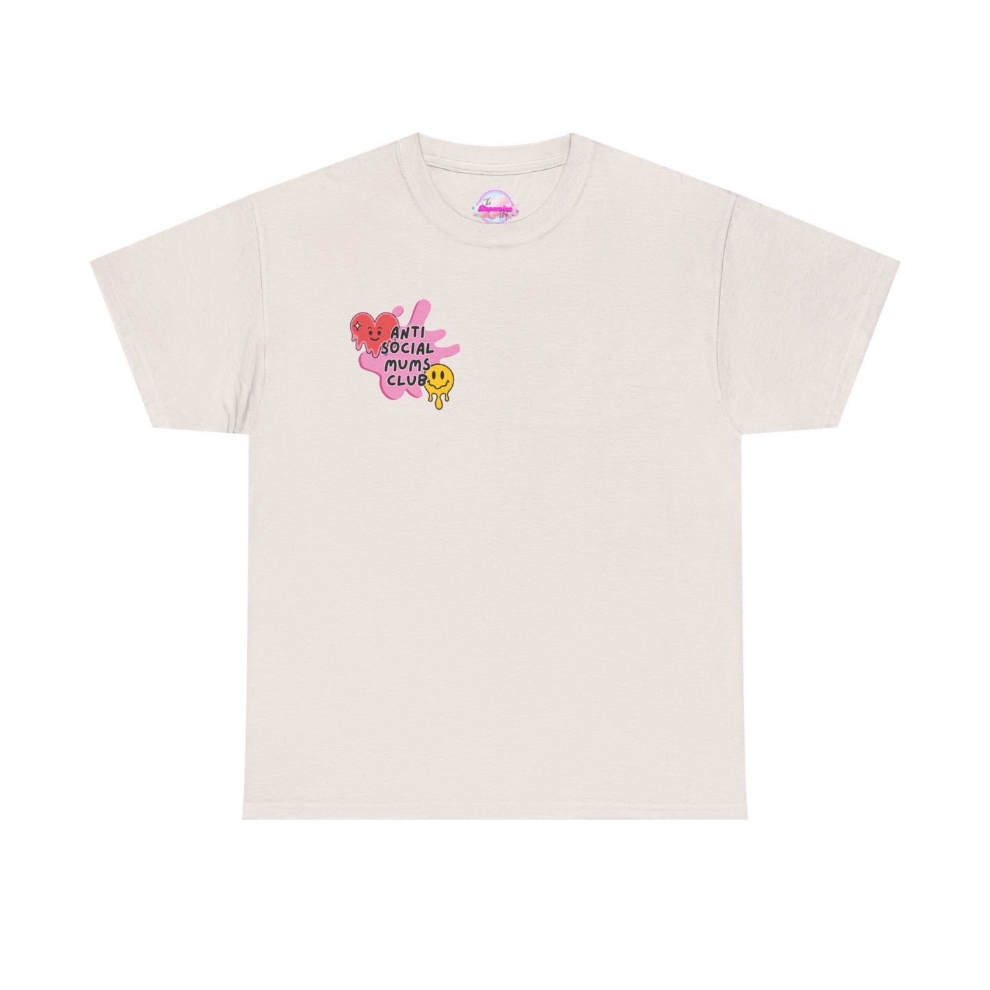 Anti social mums club graphic Tee