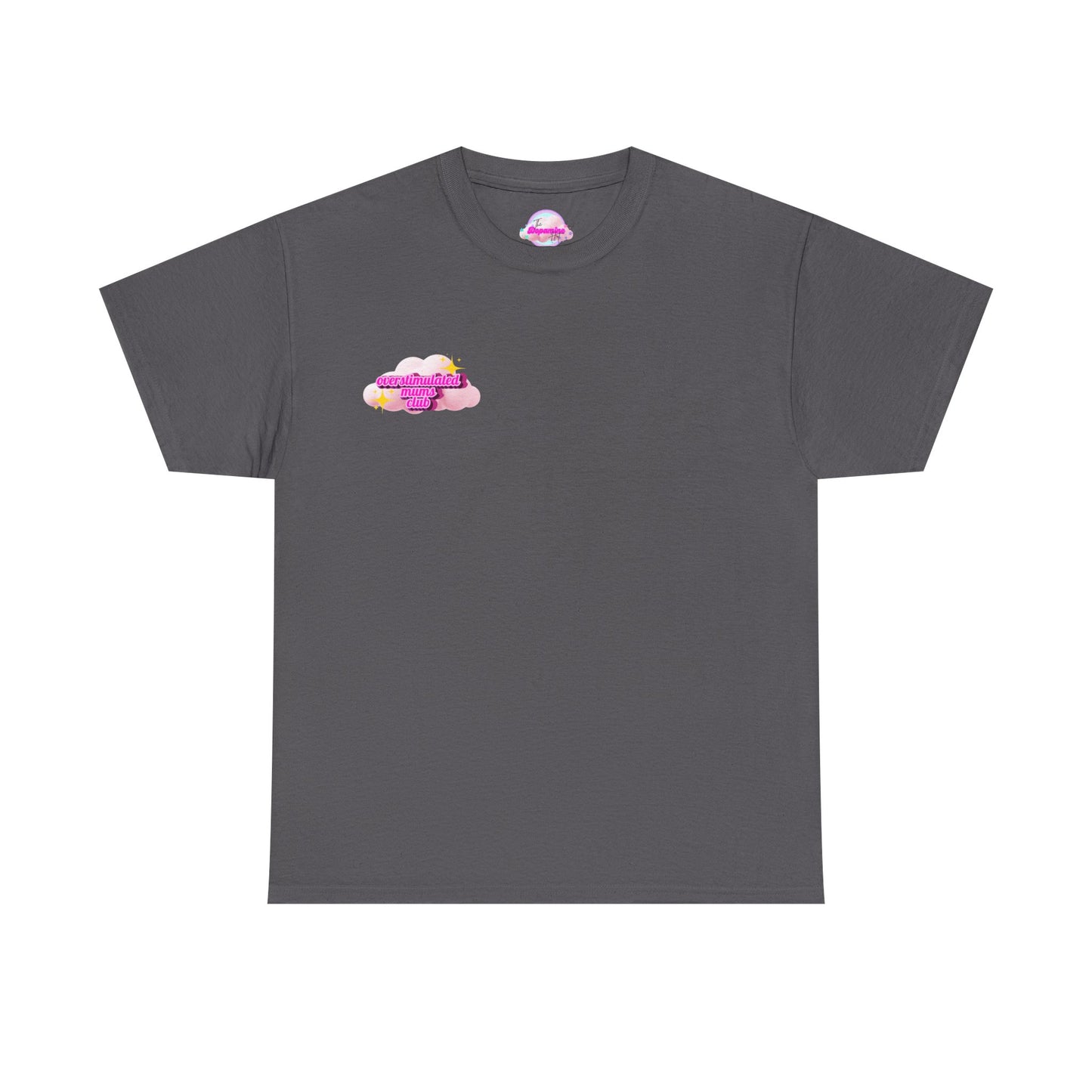 Overstimulated Mums Club Unisex Heavy Cotton Tee - Comfortable and Fun Apparel for Moms
