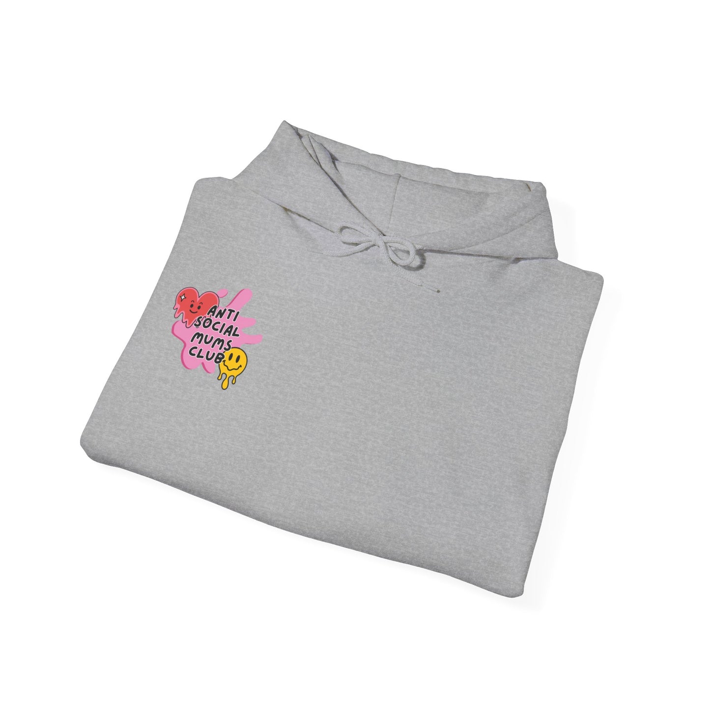 Anti Social Mums Club Hoodie - Cozy Unisex Sweatshirt with Fun Graphic Design