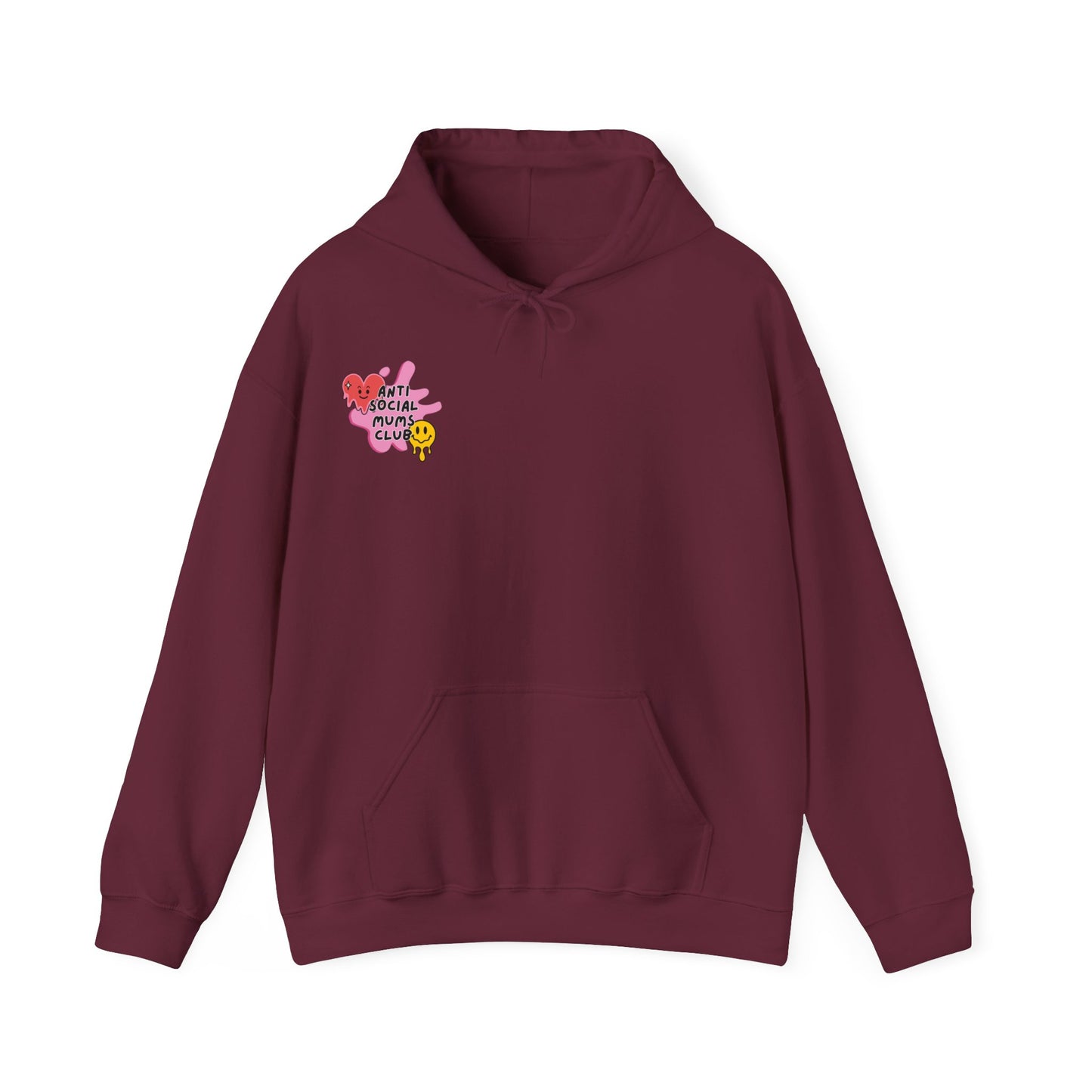 Anti Social Mums Club Hoodie - Cozy Unisex Sweatshirt with Fun Graphic Design