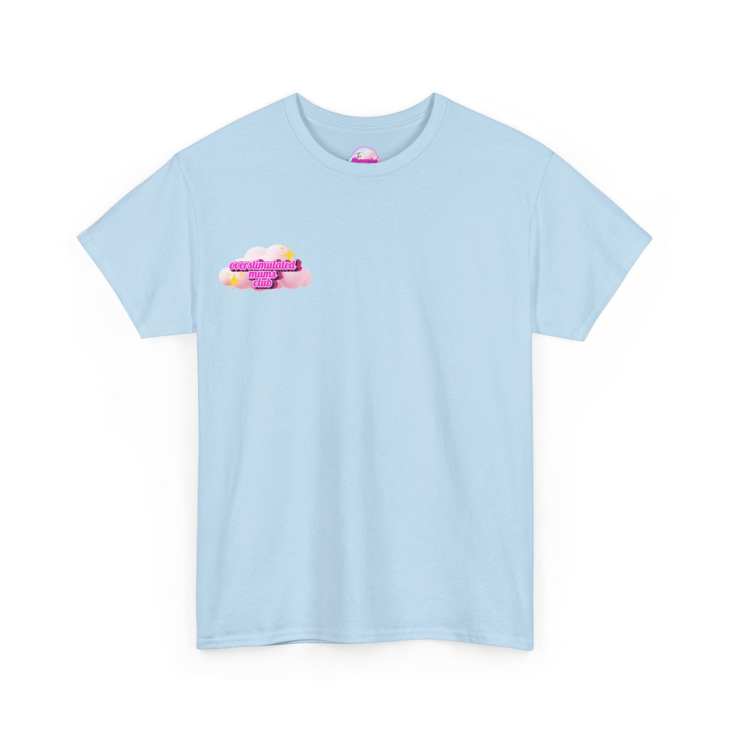 Overstimulated Mums Club Unisex Heavy Cotton Tee - Comfortable and Fun Apparel for Moms