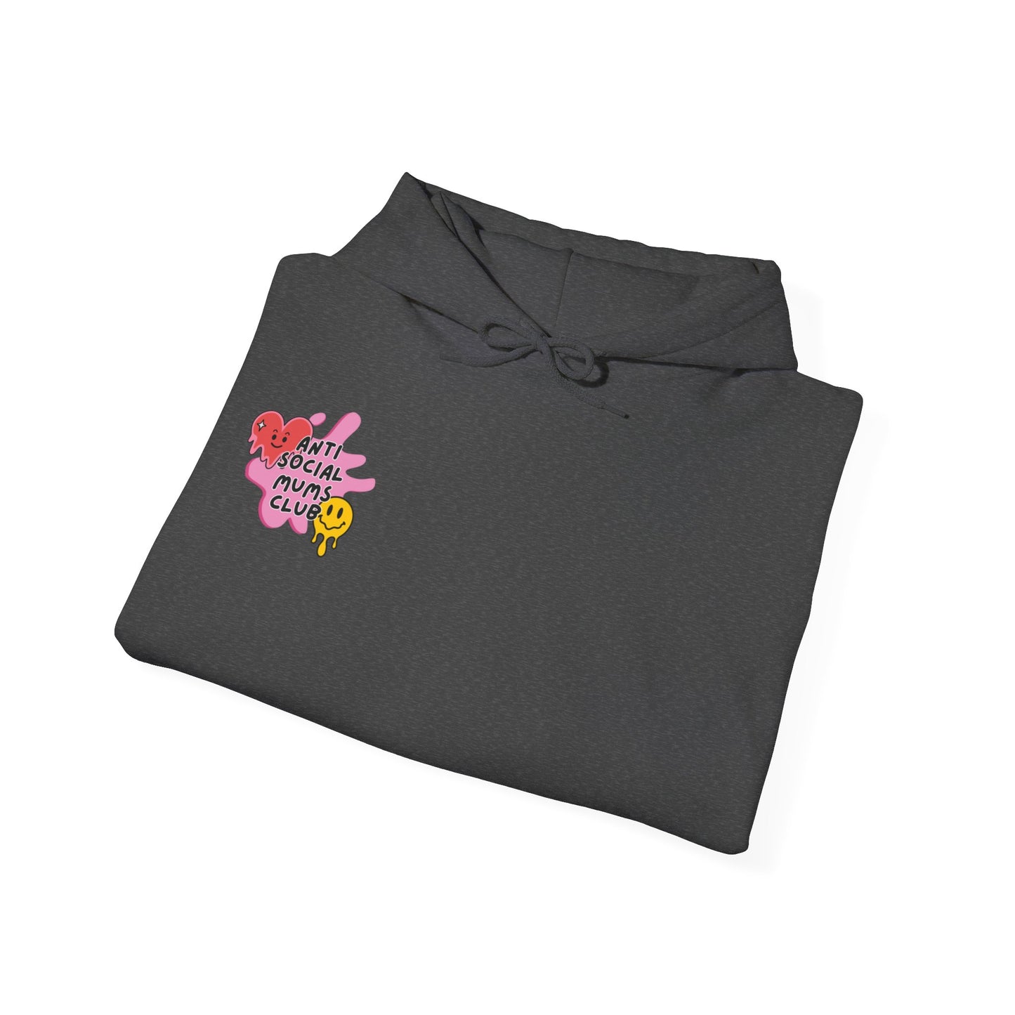 Anti Social Mums Club Hoodie - Cozy Unisex Sweatshirt with Fun Graphic Design
