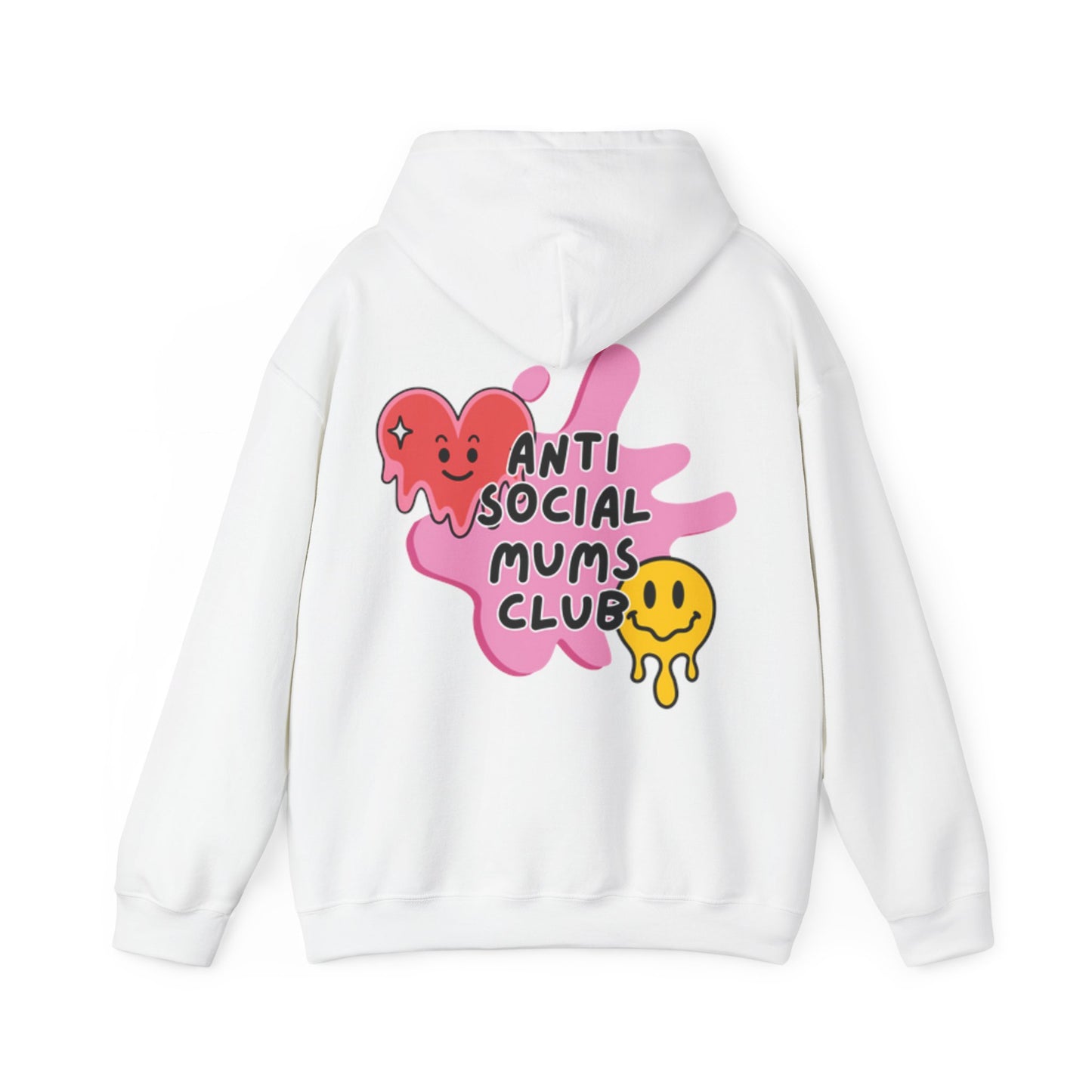 Anti Social Mums Club Hoodie - Cozy Unisex Sweatshirt with Fun Graphic Design